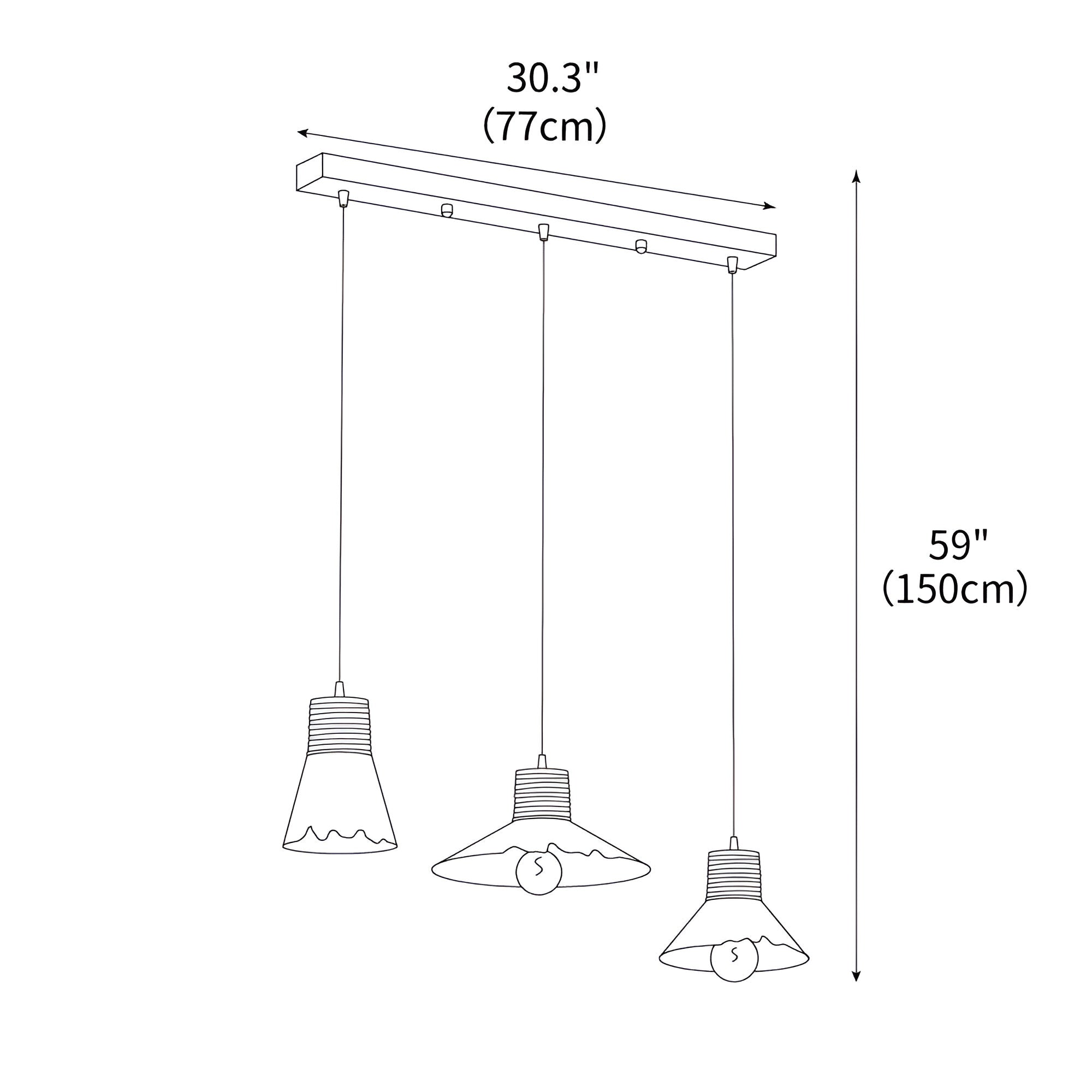 Nordic Hemp Rope Glass Pendant Light