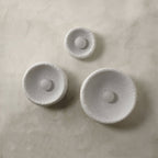 Nordic Lunar Textured Resin Glass Shade Wall Light
