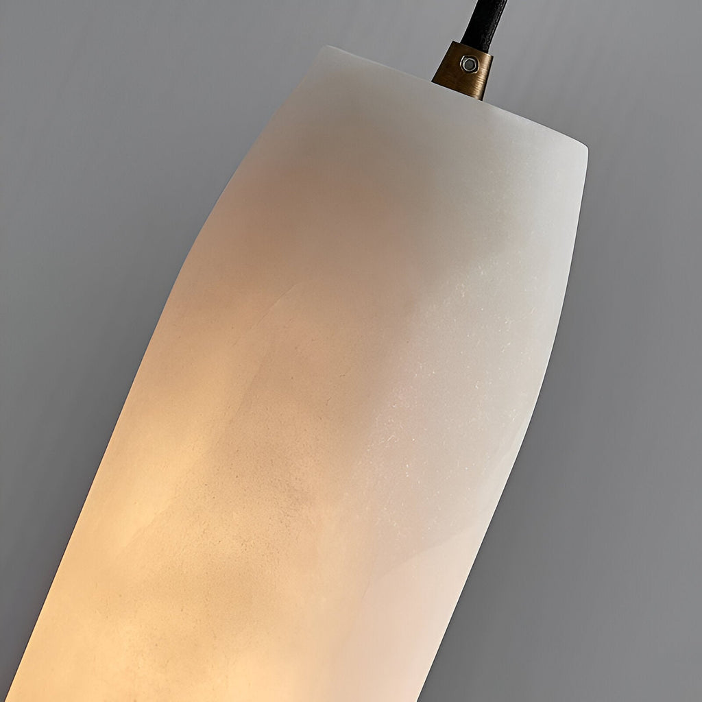 Nordic Luxury White Alabaster Pendant Light