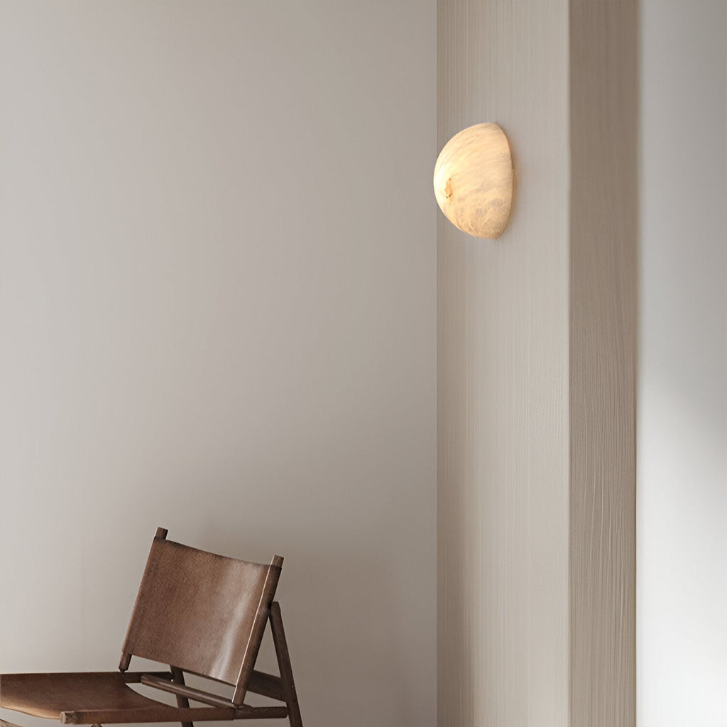 Nordic Marble Cloud Stone Wall Light