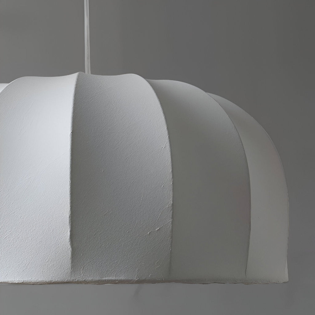Japandi Modern Handmade Silk Pendant Light