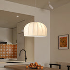 Japandi Modern Handmade Silk Pendant Light