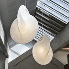 Nordic Organic Sculptural Silk Pendant Light