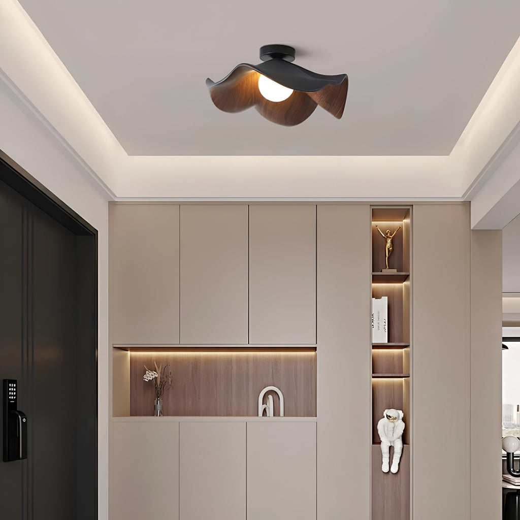 Nordic Resin Flower Shape Ceiling Light