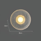 Seren Nordic Resin Round Wall Lamp