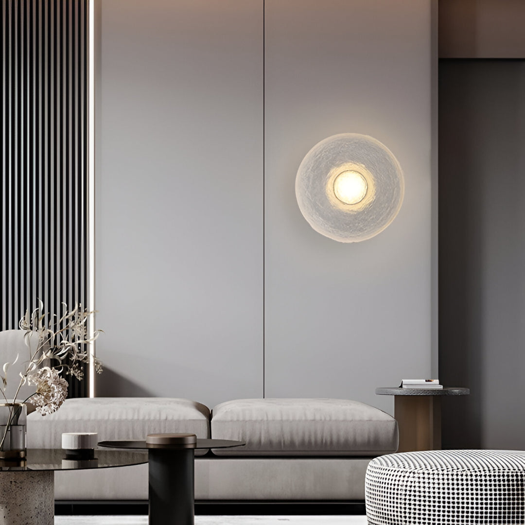 Seren Nordic Resin Round Wall Lamp