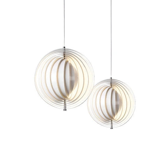 Nordic Rotatable Panton Moon Chandelier