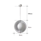Nordic Rotatable Panton Moon Chandelier