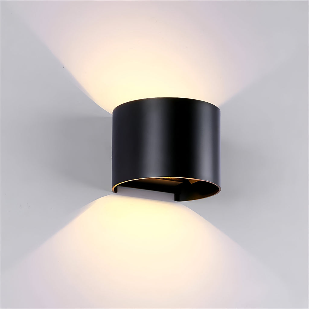Nordic Round Shaped IP65 Waterproof Outdoor Wall Light