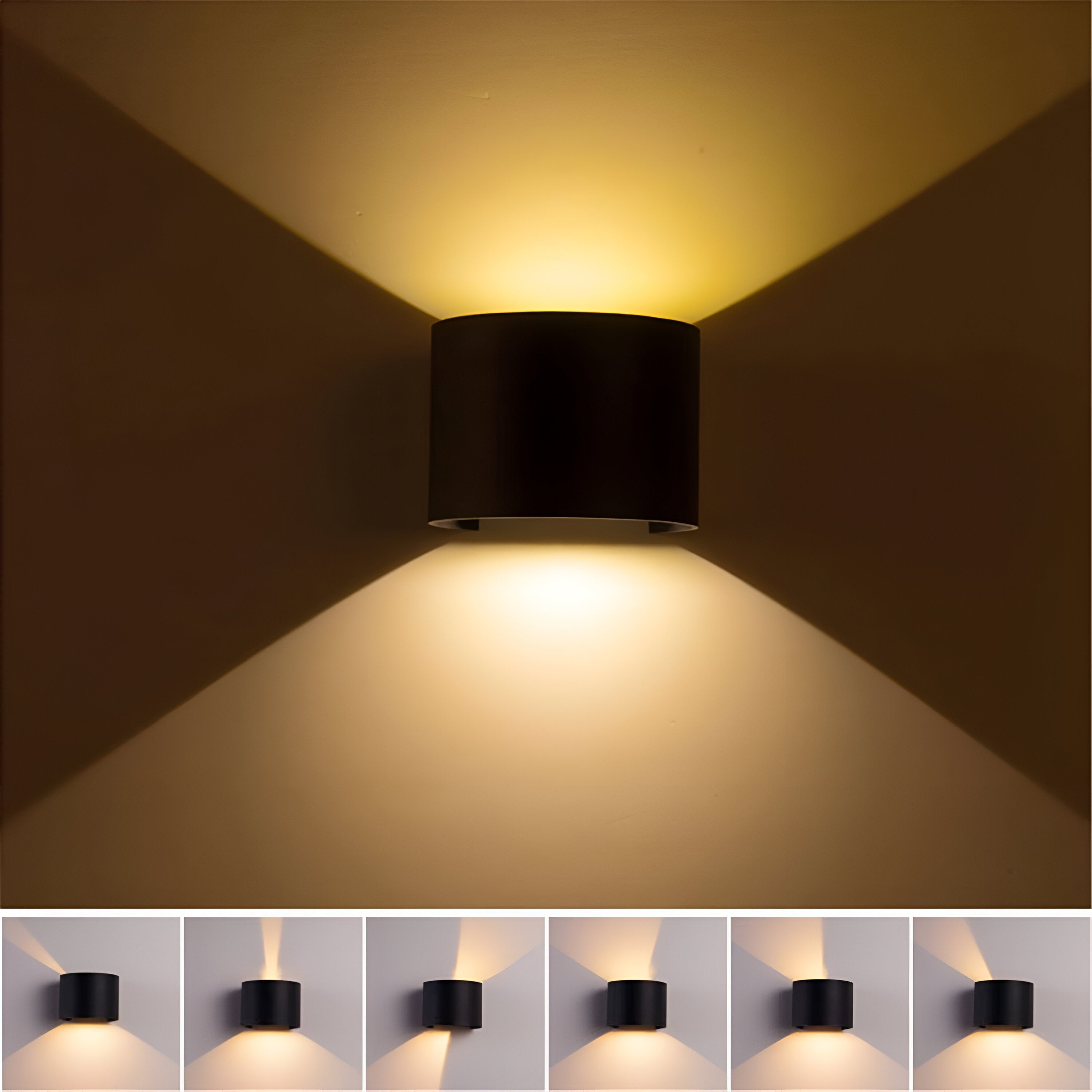 Nordic Round Shaped IP65 Waterproof Outdoor Wall Light