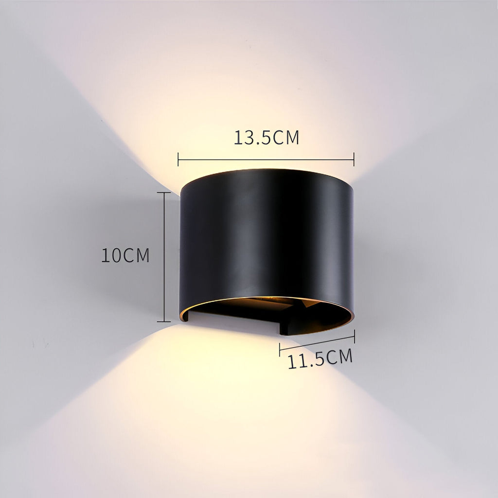 Nordic Round Shaped IP65 Waterproof Outdoor Wall Light