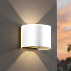 Nordic Round Shaped IP65 Waterproof Outdoor Wall Light