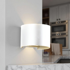 Nordic Round Shaped IP65 Waterproof Outdoor Wall Light