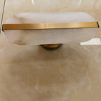 Nordic Seren Alabaster Stone Brass Wall Light