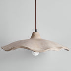 Nordic Wabi-Sabi Flower-Shaped Cement Pendant Light
