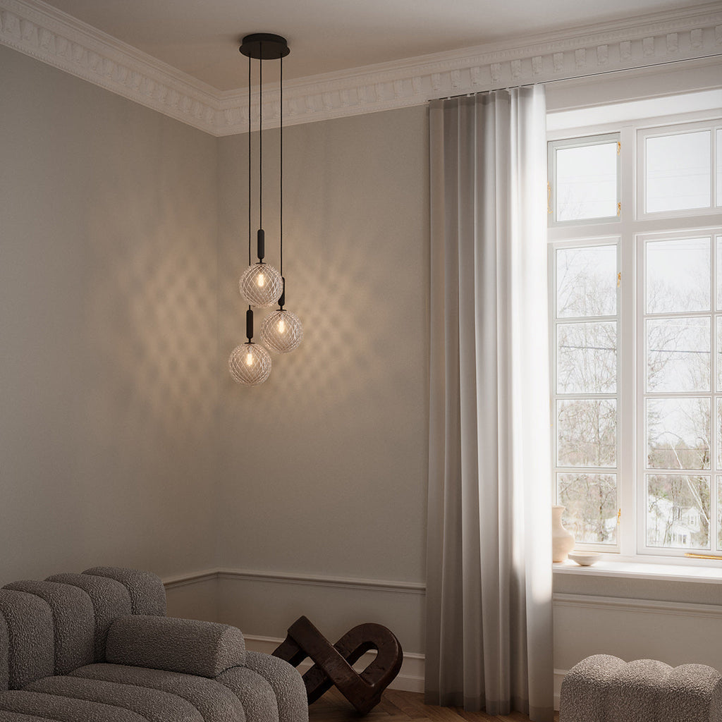 Solara Modern Glass Pendant Light