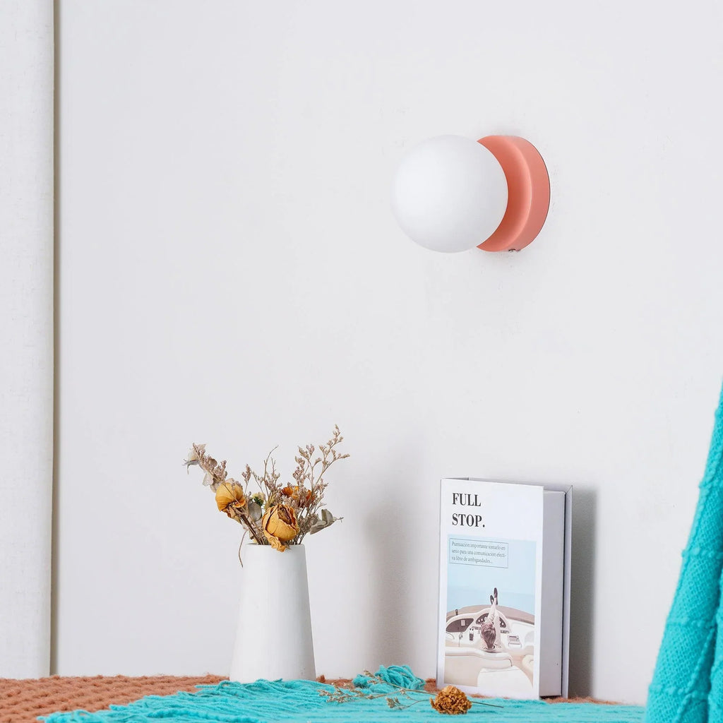 Nordic Rounded Minimalist LED Iron Wall Light