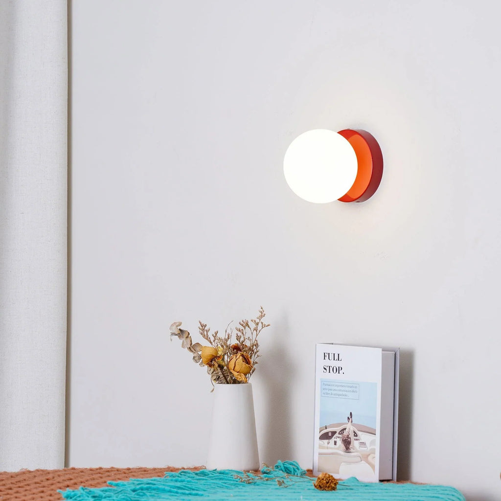 Nordic Rounded Minimalist LED Iron Wall Light