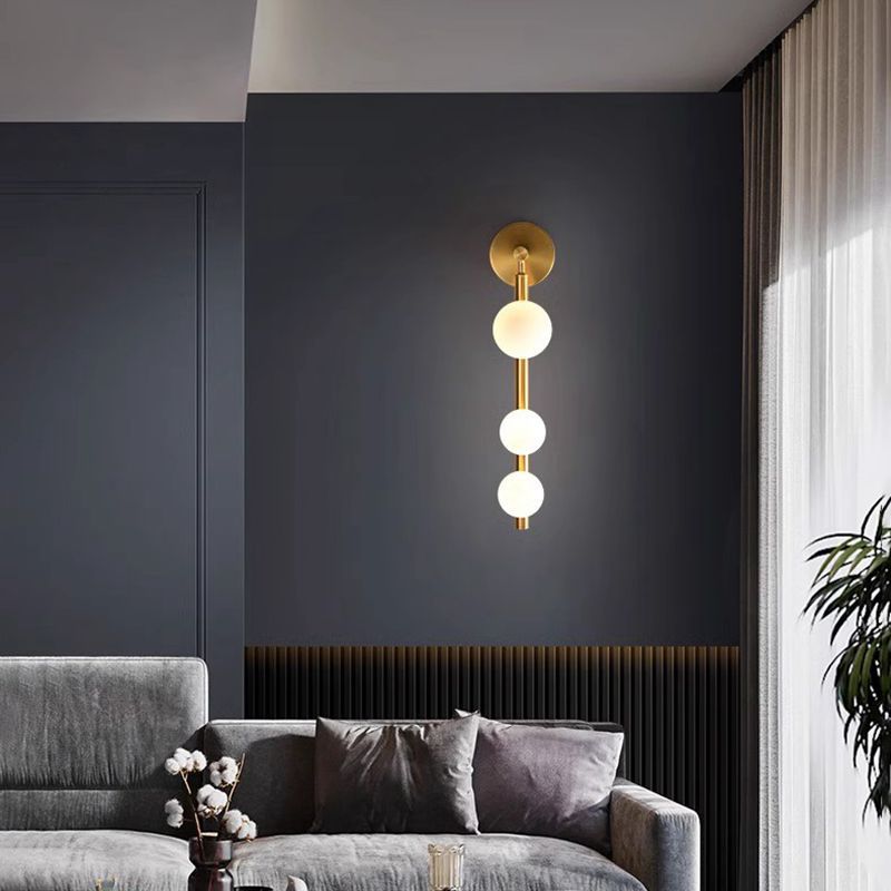Elora Sculptural Glass Minimalist Wall Light
