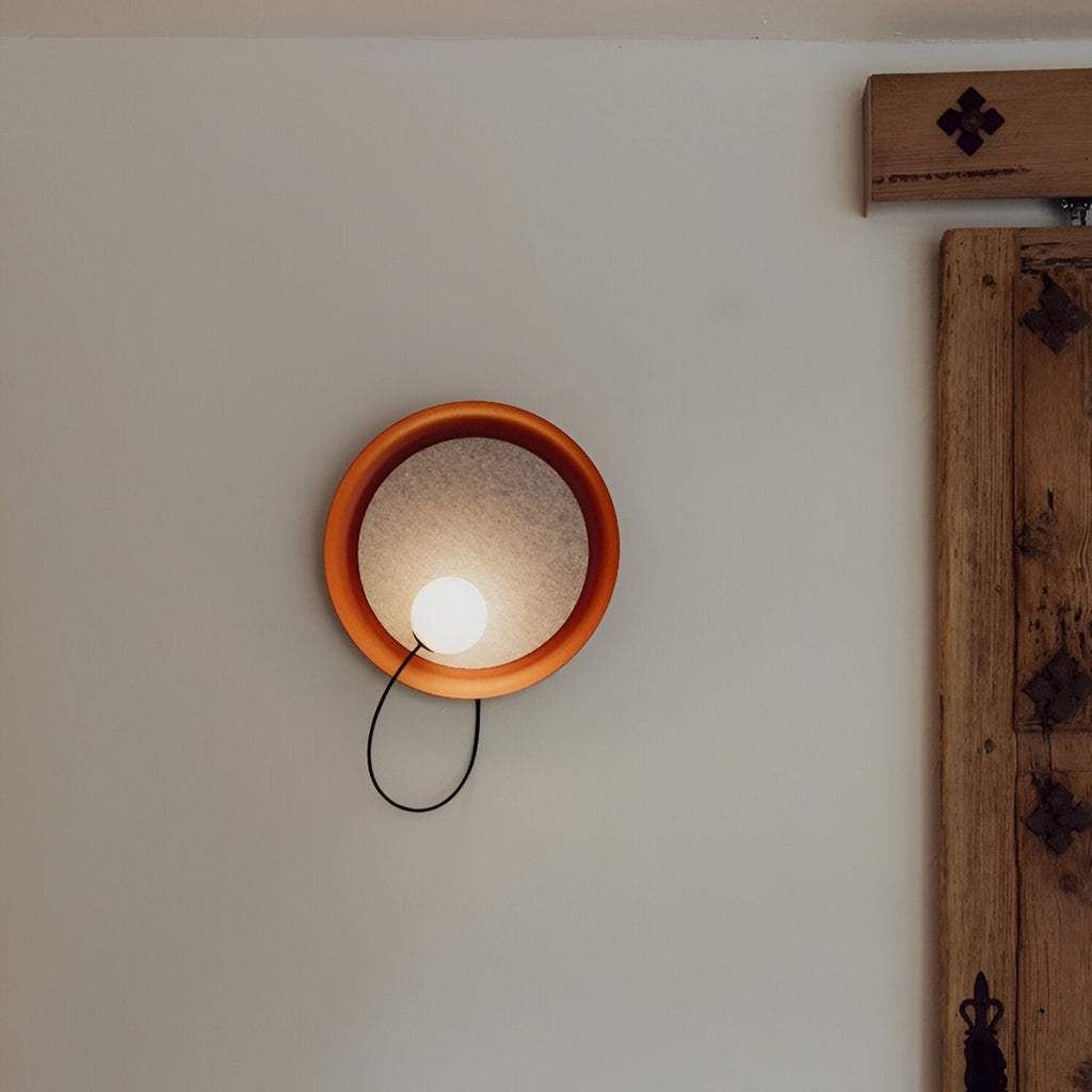 Nordic Modern Adjustable Circular Iron Wall Light