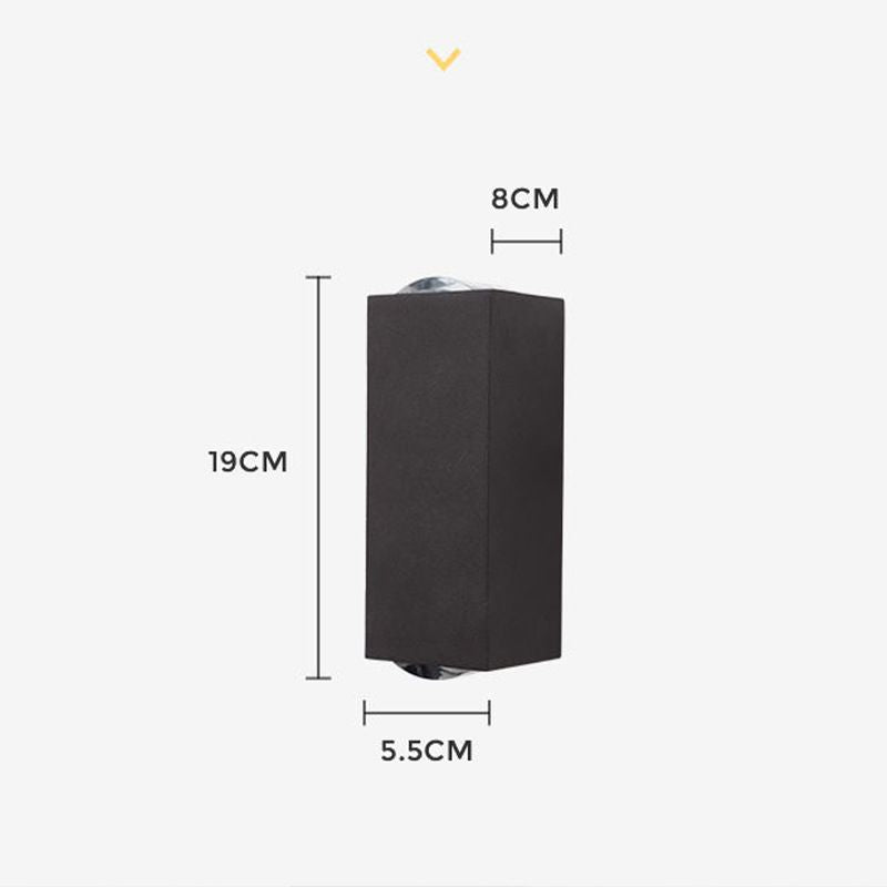 Outdoor LED Three-Beam Wall Light