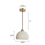 Nordic Clarity Ceramic Pendant Light
