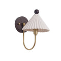 Nordic Solid Wood Bedside Wall Light