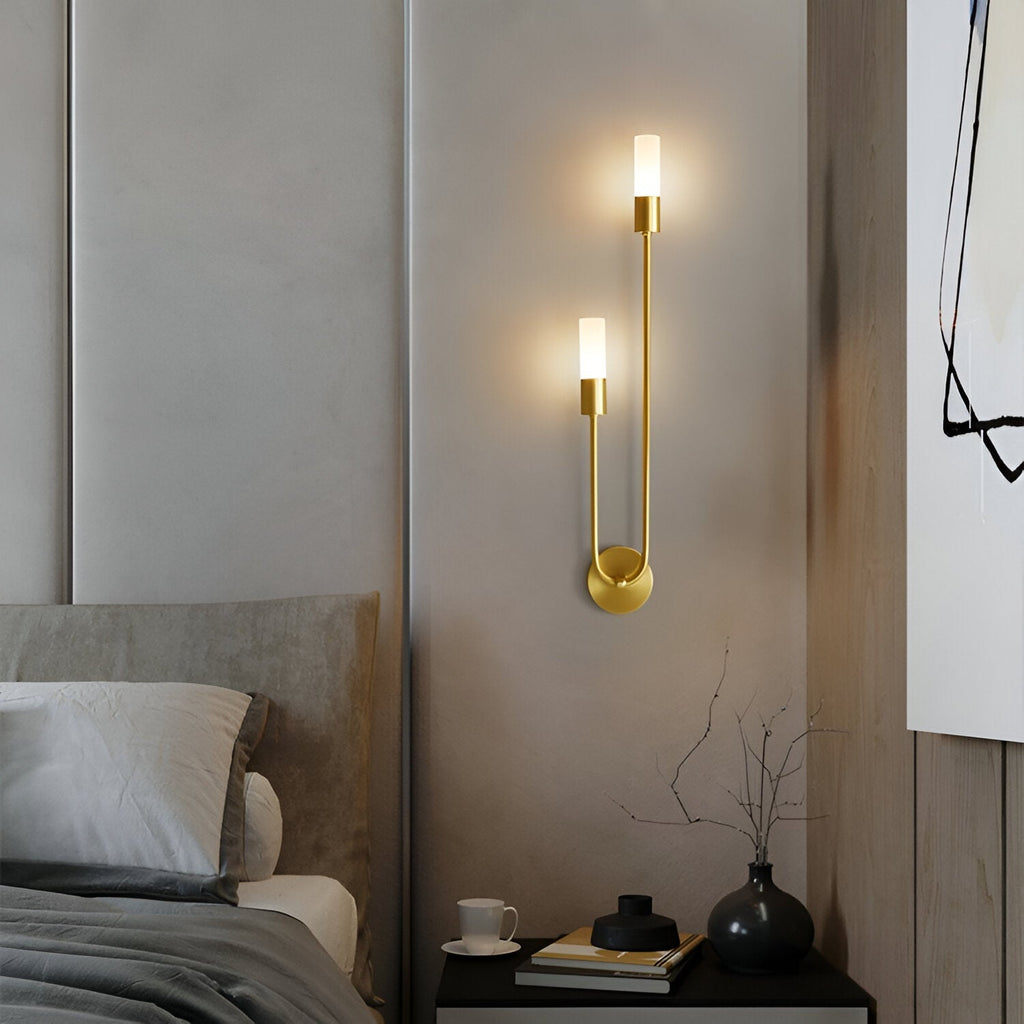 Nordic Modern Simplicity Iron & Acrylic Long Tube Wall Light