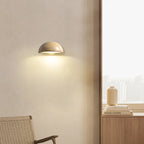 Travertine Nordic Semicircular Wall Light