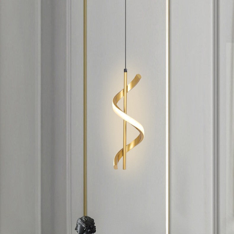 Nordic Spiral Acrylic Chandelier