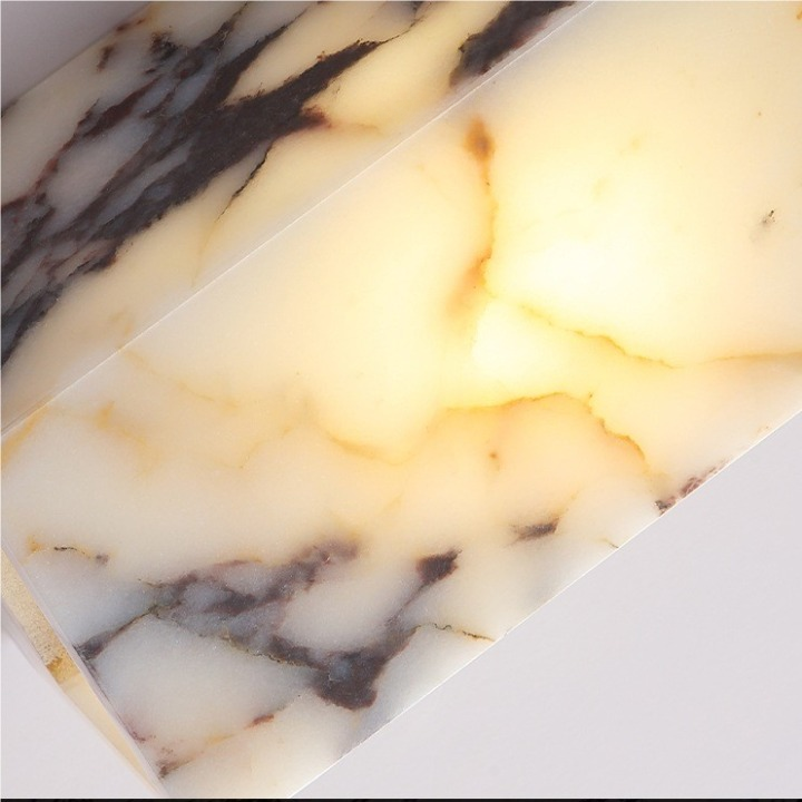 Luxury Marble Moonshade Natural Stone Wall Light