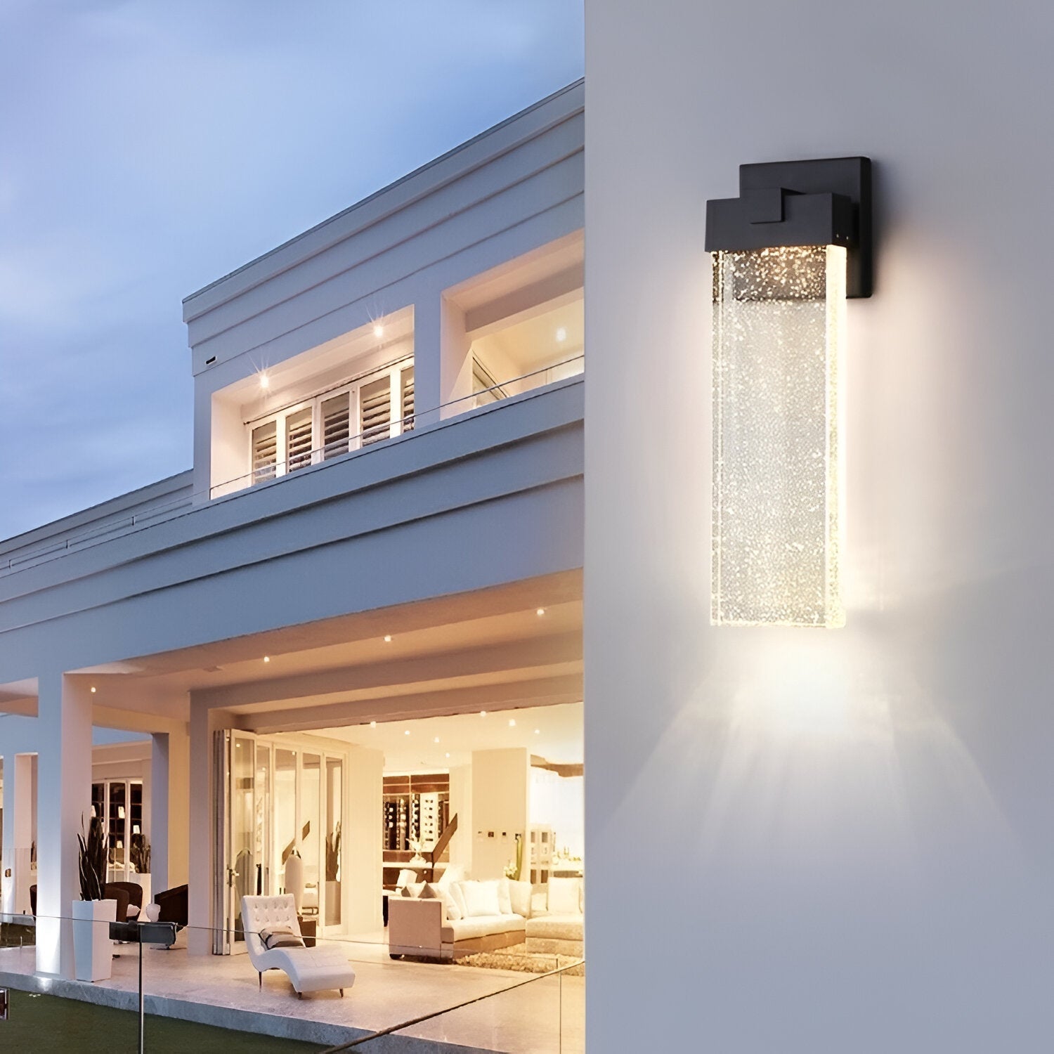 Crystal Bubble IP65 Waterproof Outdoor Wall Light