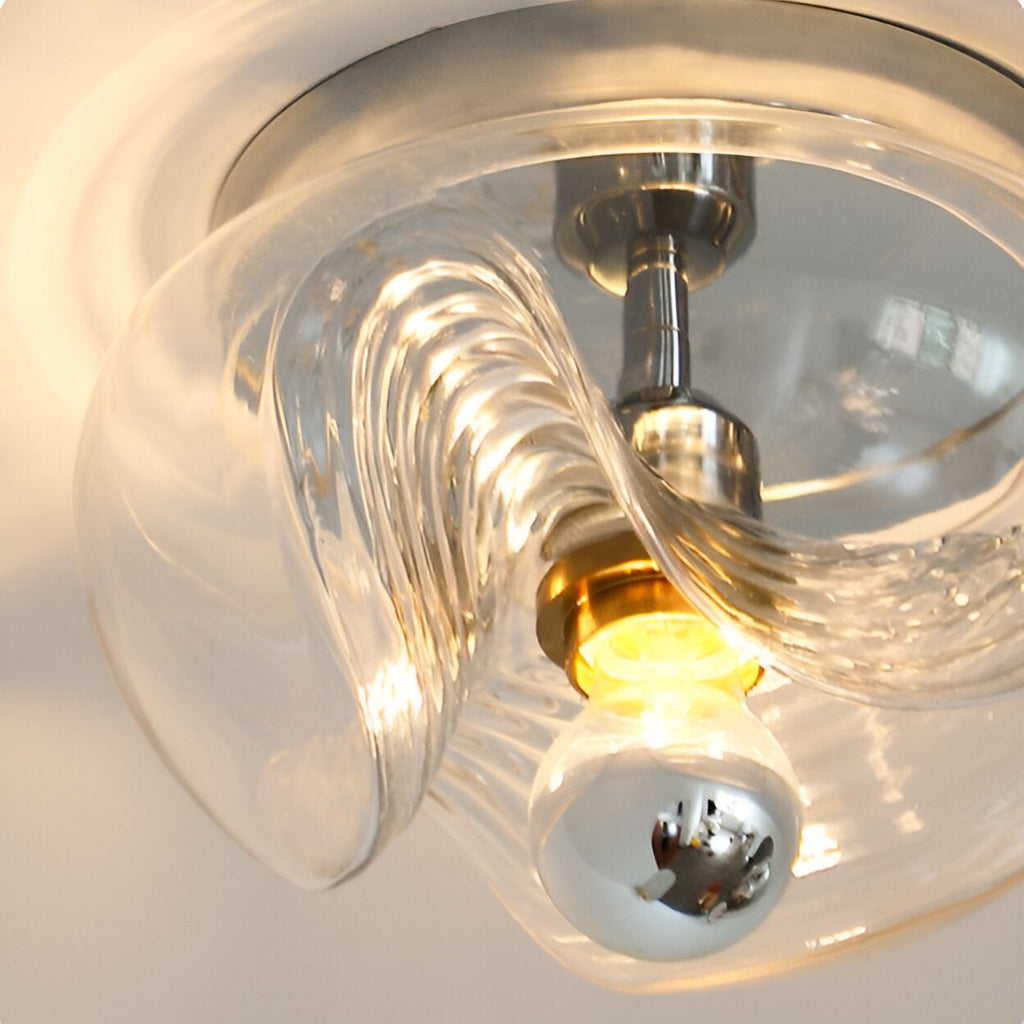 French Vintage Bauhaus Medieval Aisle Ceiling Light