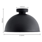 Modern Retro Gold Foil Ceiling Light