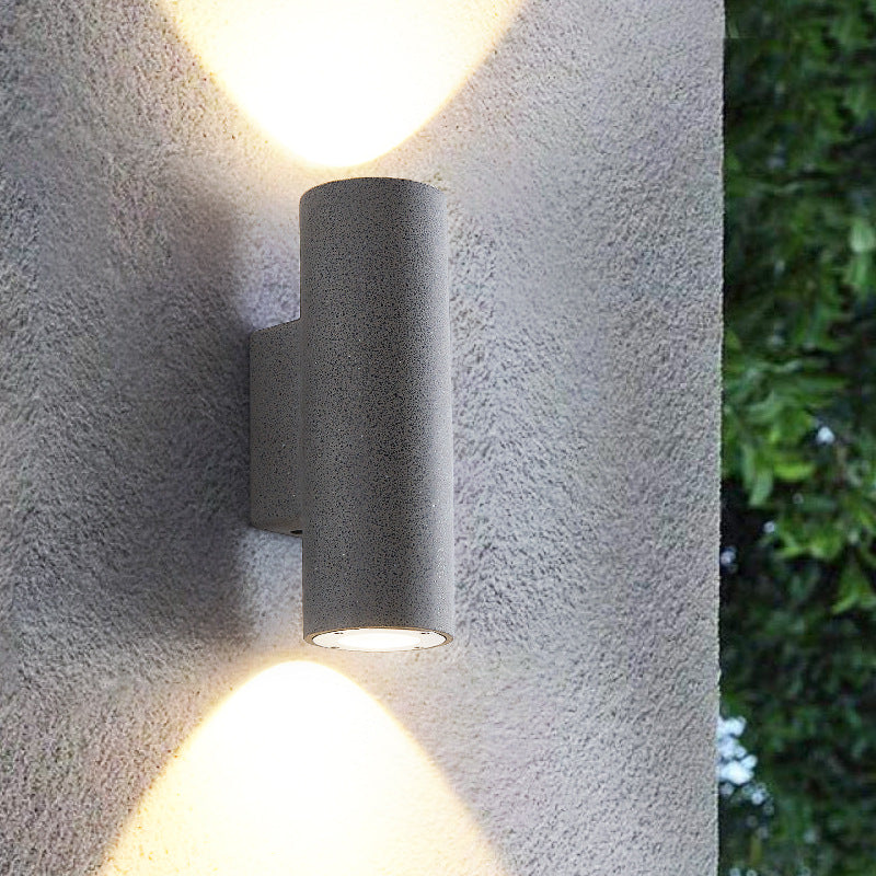 Midnight Glow Minimalist Cement Indoor Outdoor Wall Light