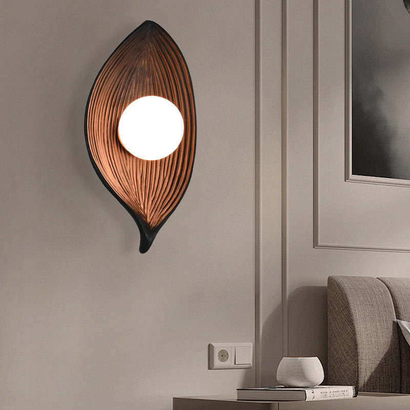 Nordic Zen Leaf Japanese-Style Wall Light
