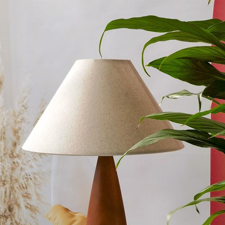 Rowan Retro Solid Wood Table Lamp