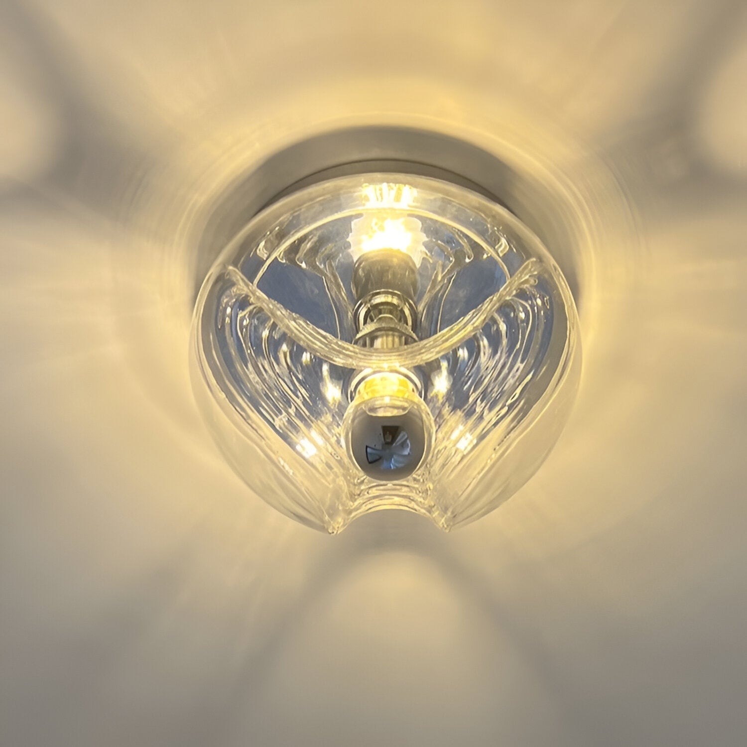 French Vintage Bauhaus Medieval Aisle Ceiling Light