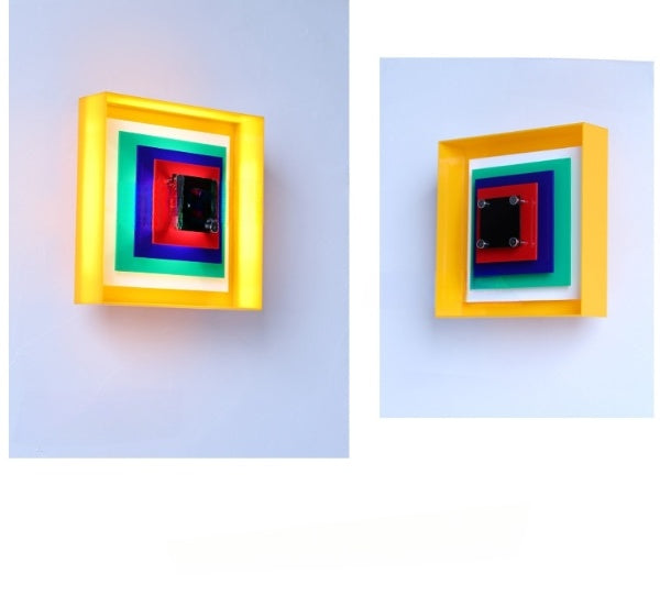 Memphis Bauhaus Style Medieval Wall Light
