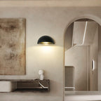 Travertine Nordic Semicircular Wall Light