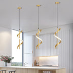 Nordic Spiral Acrylic Chandelier