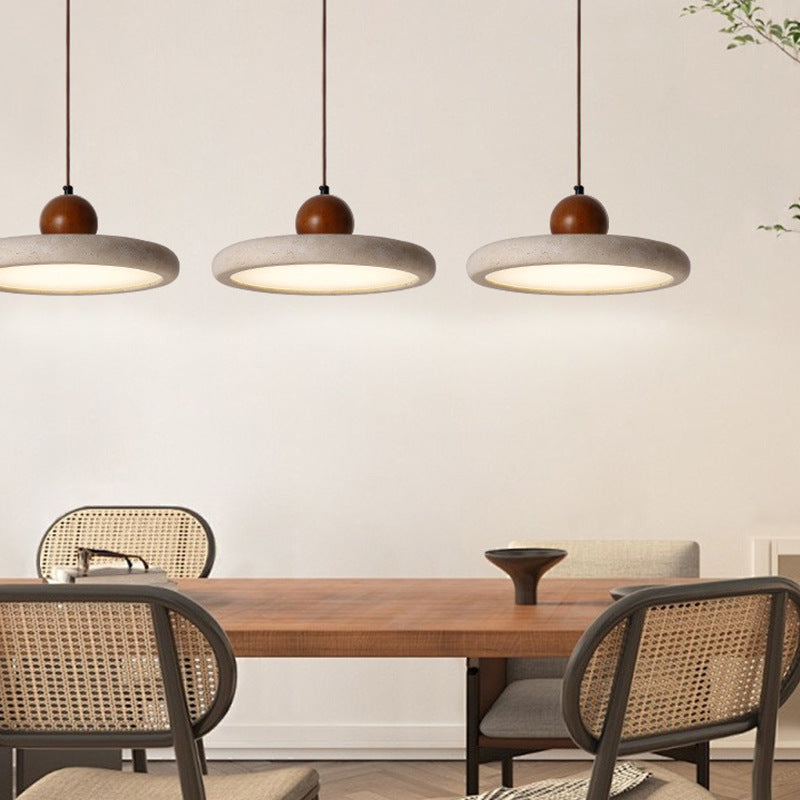 Yellow Cave Stone Wabi-Sabi Marble Pendant Light