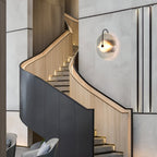 Modern Nordic Round Glass Wall Light