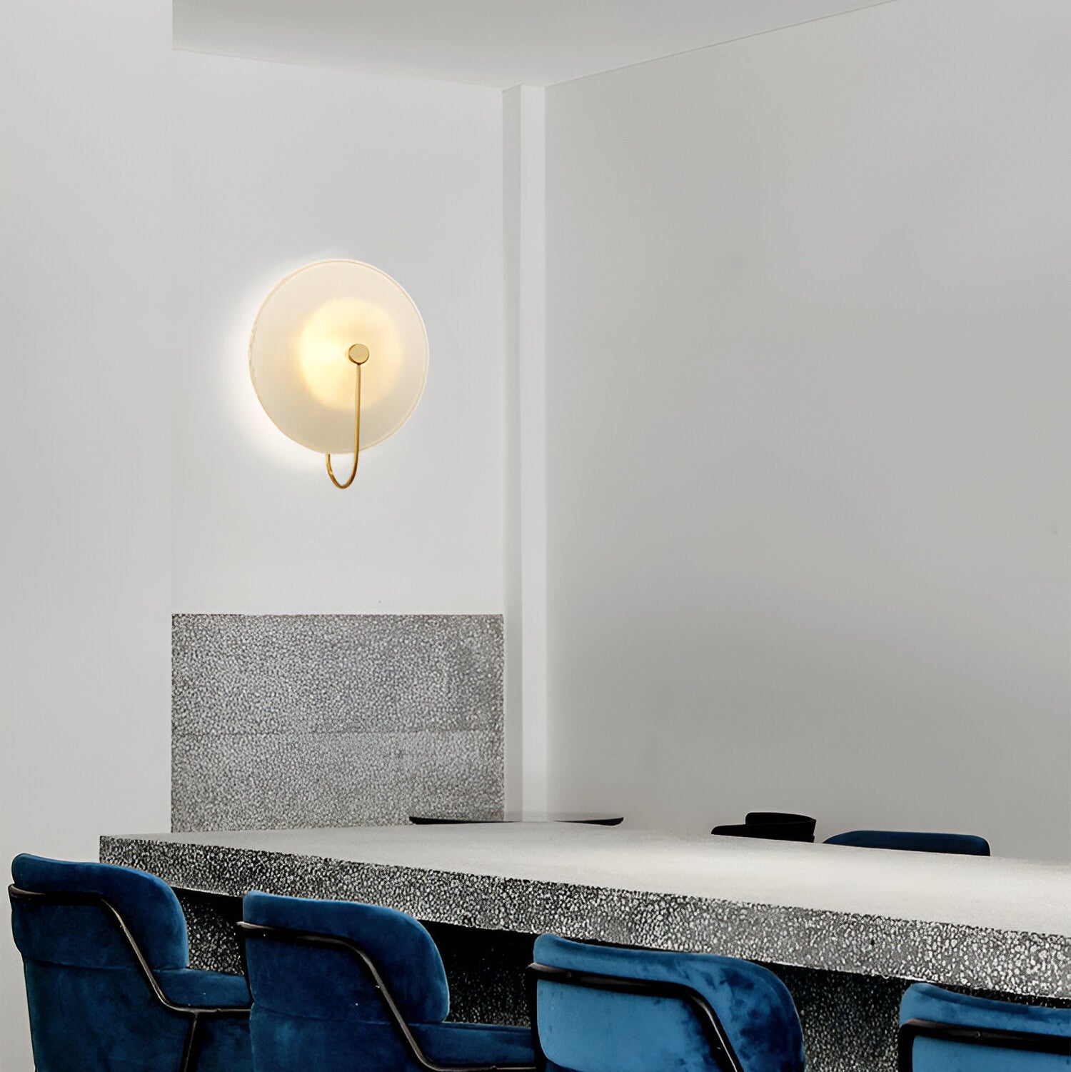 Modern Nordic Round Glass Wall Light
