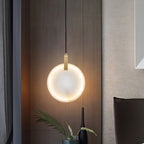 Lorenzo Single Alabaster Marble Pendant Light