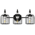 Modern Garlic Bead Three-Head Iron Lampshade Wall Light