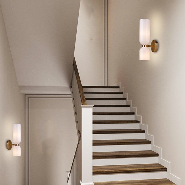 Velora Nordic Double Glass Wall Light