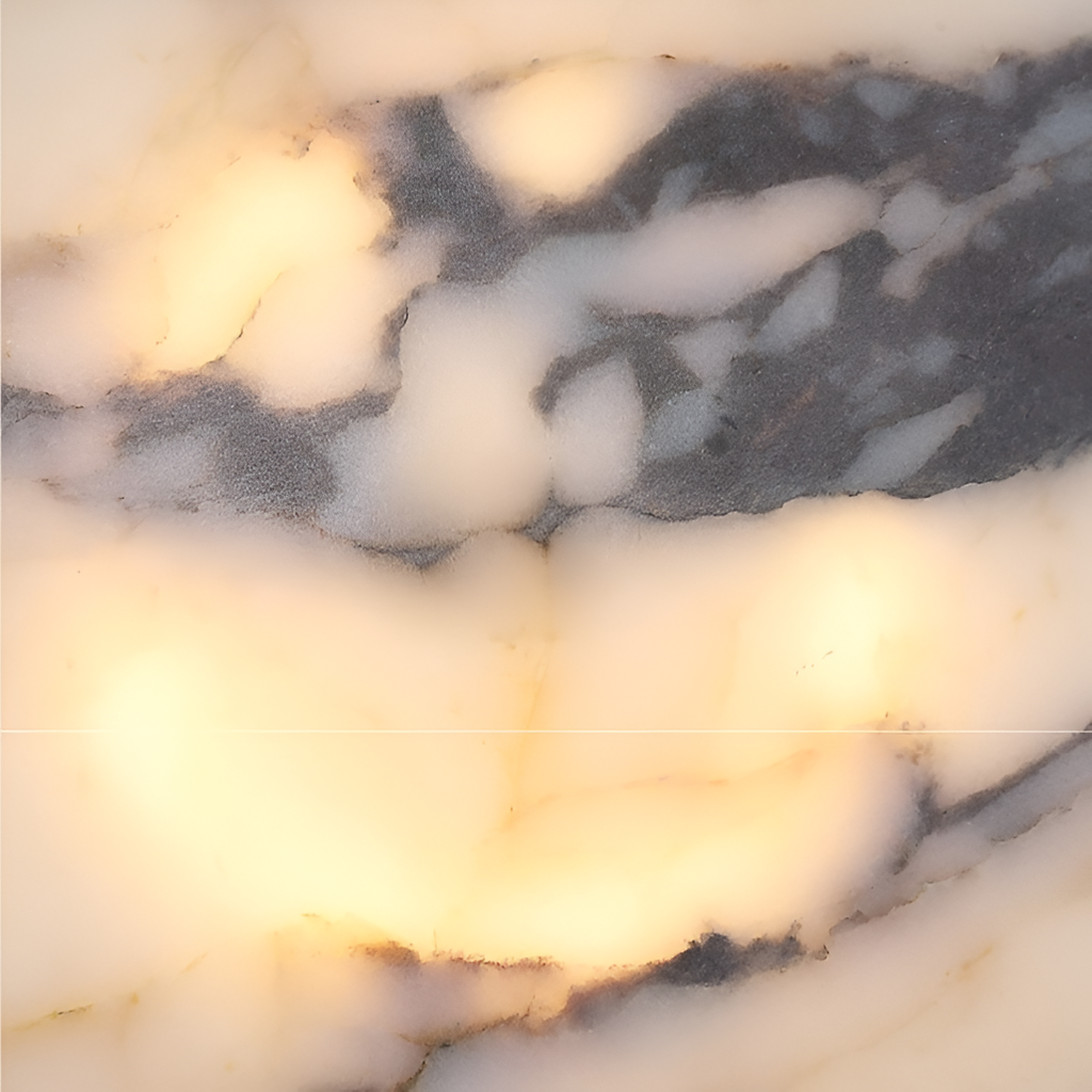Luxury Marble Moonshade Natural Stone Wall Light