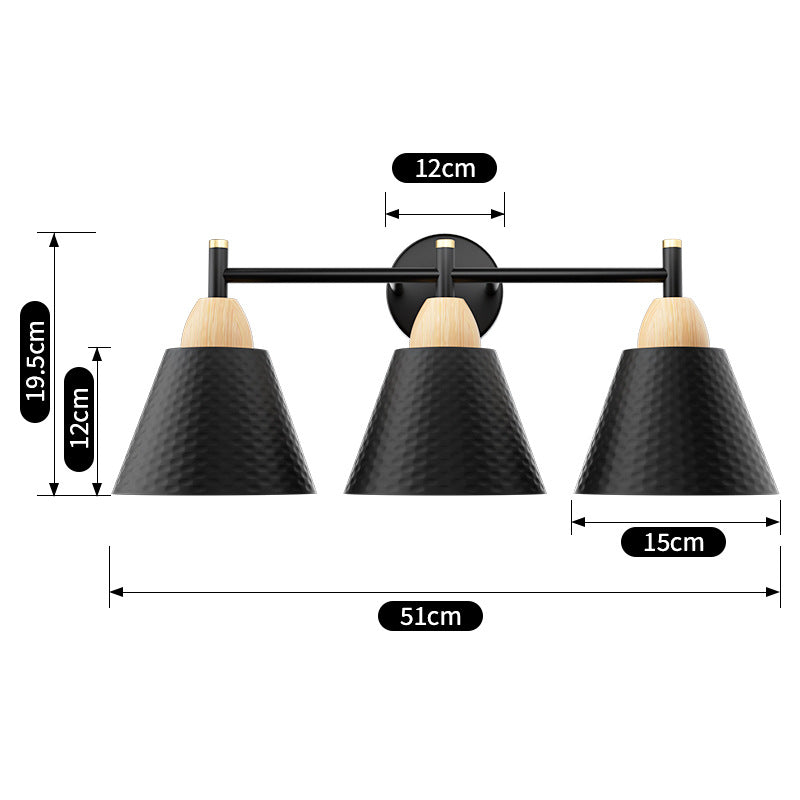 Industrial Style Three-Head Wall Light