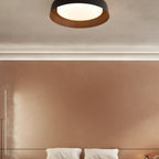 Wabi-Sabi Style Wood Grain Round Ceiling Light